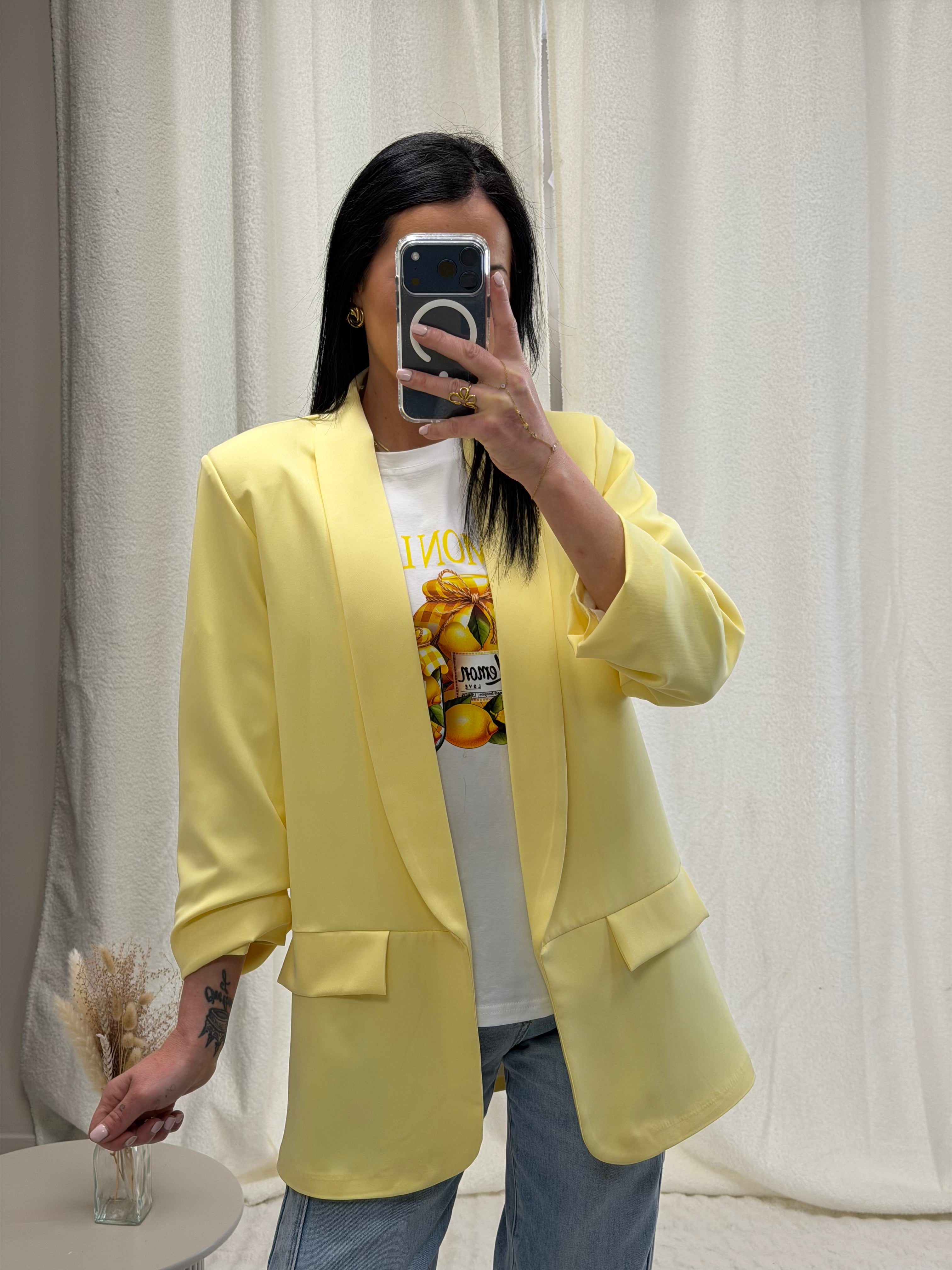 Blazer manches retroussées - Sienna