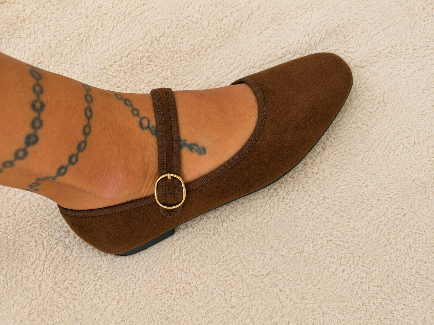 Ballerines Marron
