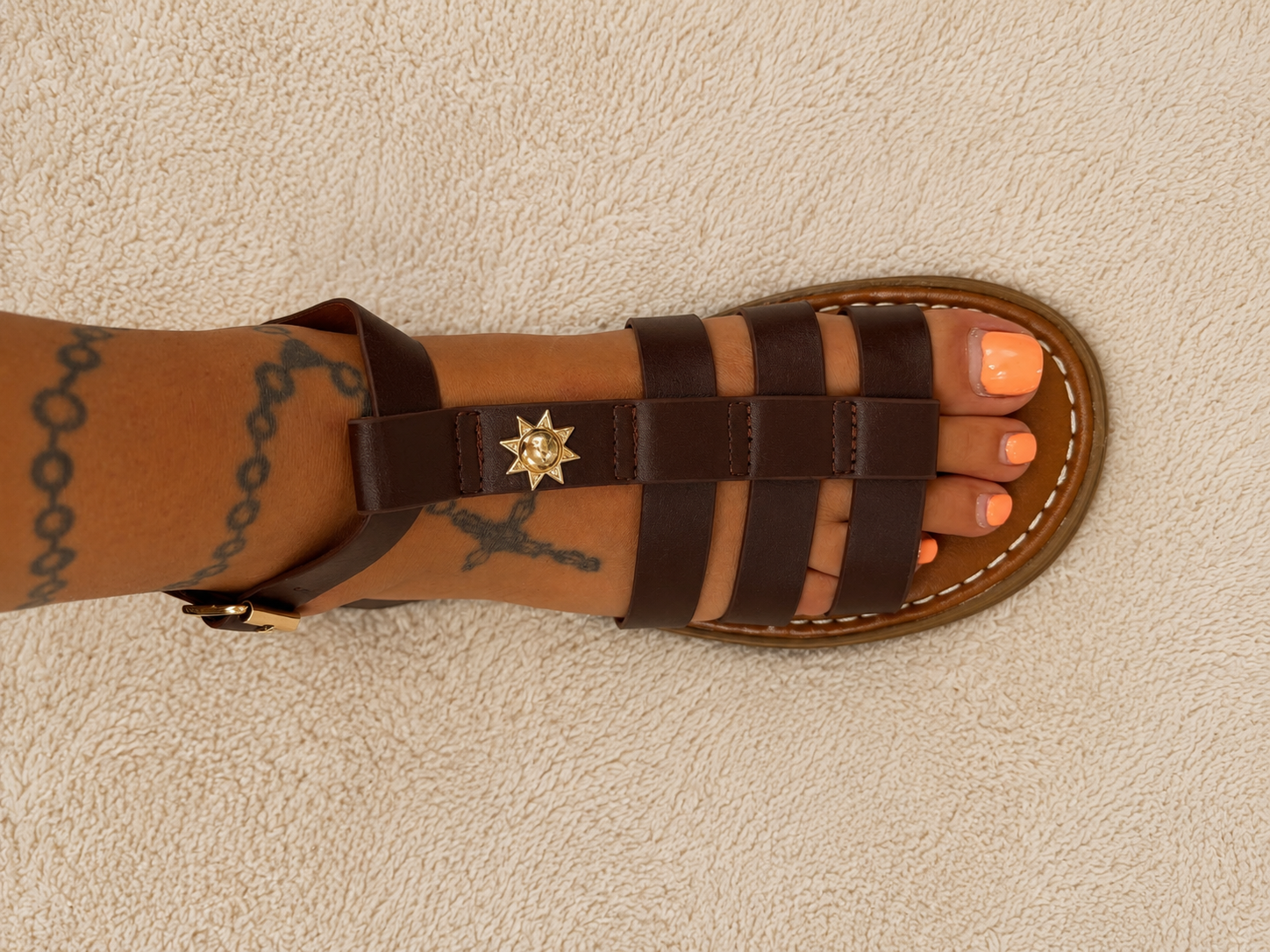 Sandales Marron