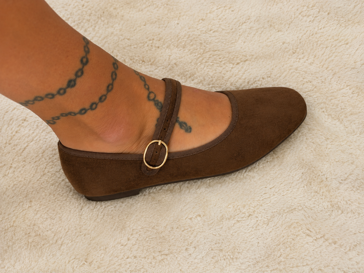 Ballerines Marron