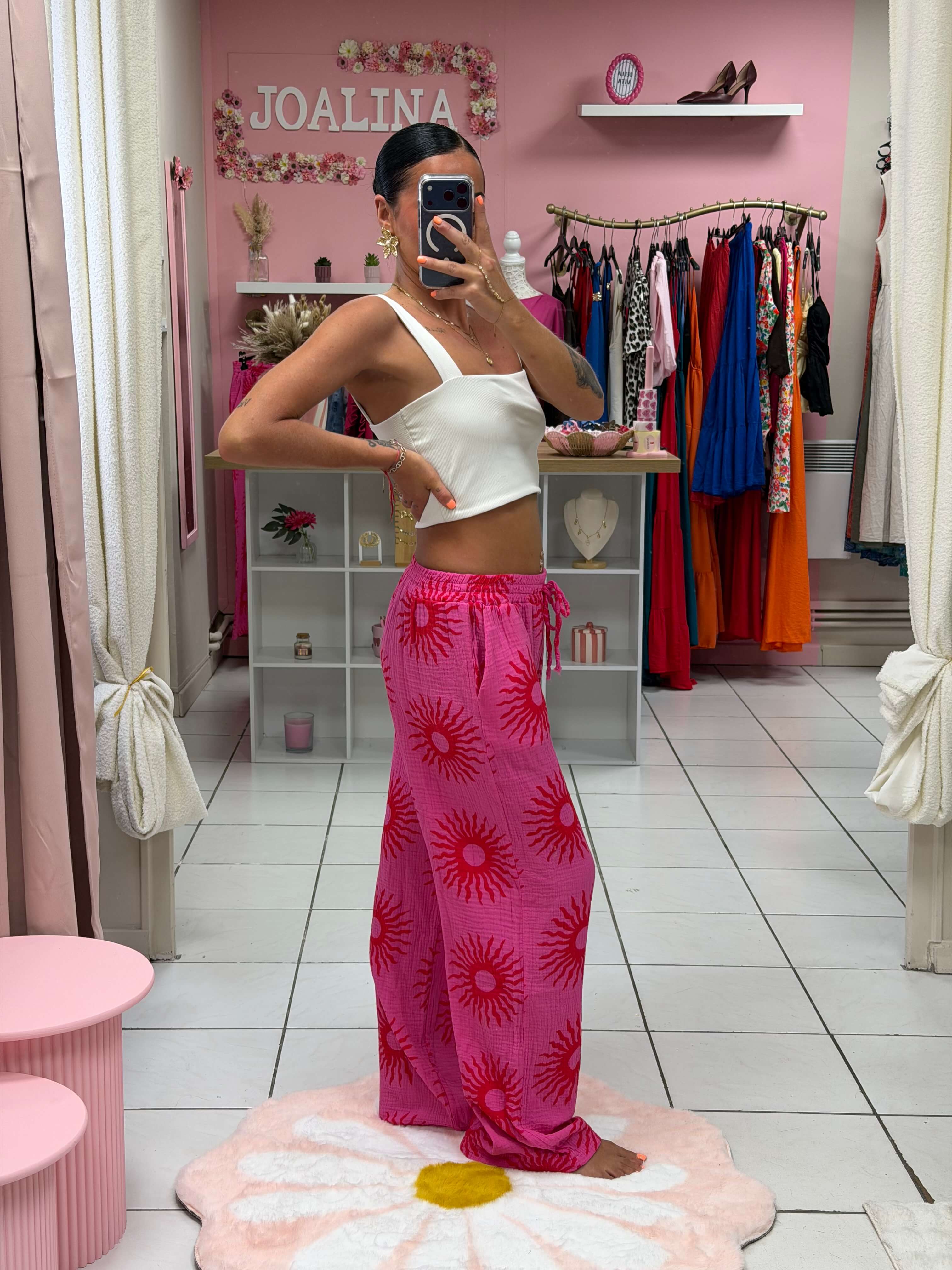 Pantalon gaze de coton - Soleya