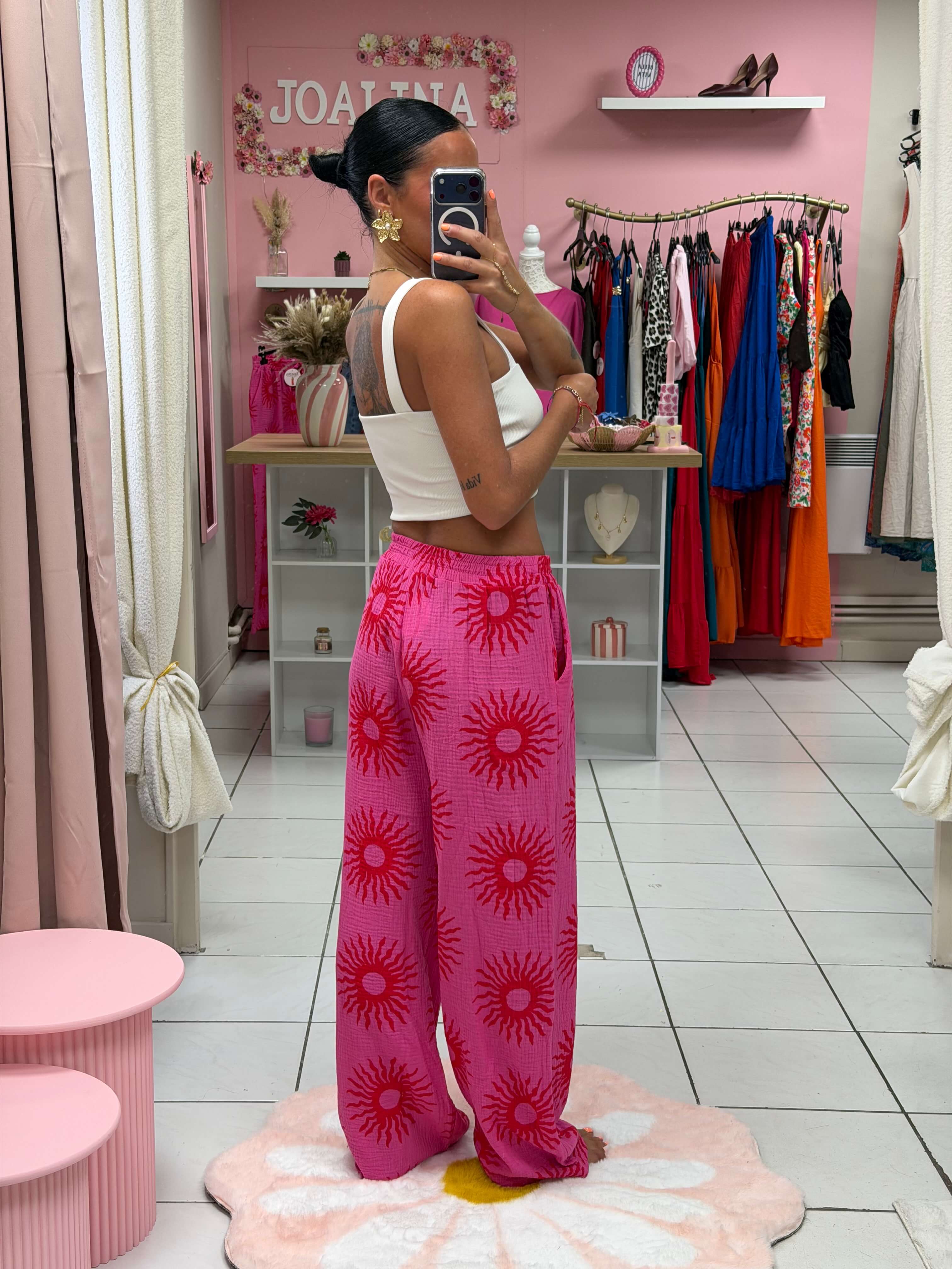 Pantalon gaze de coton - Soleya