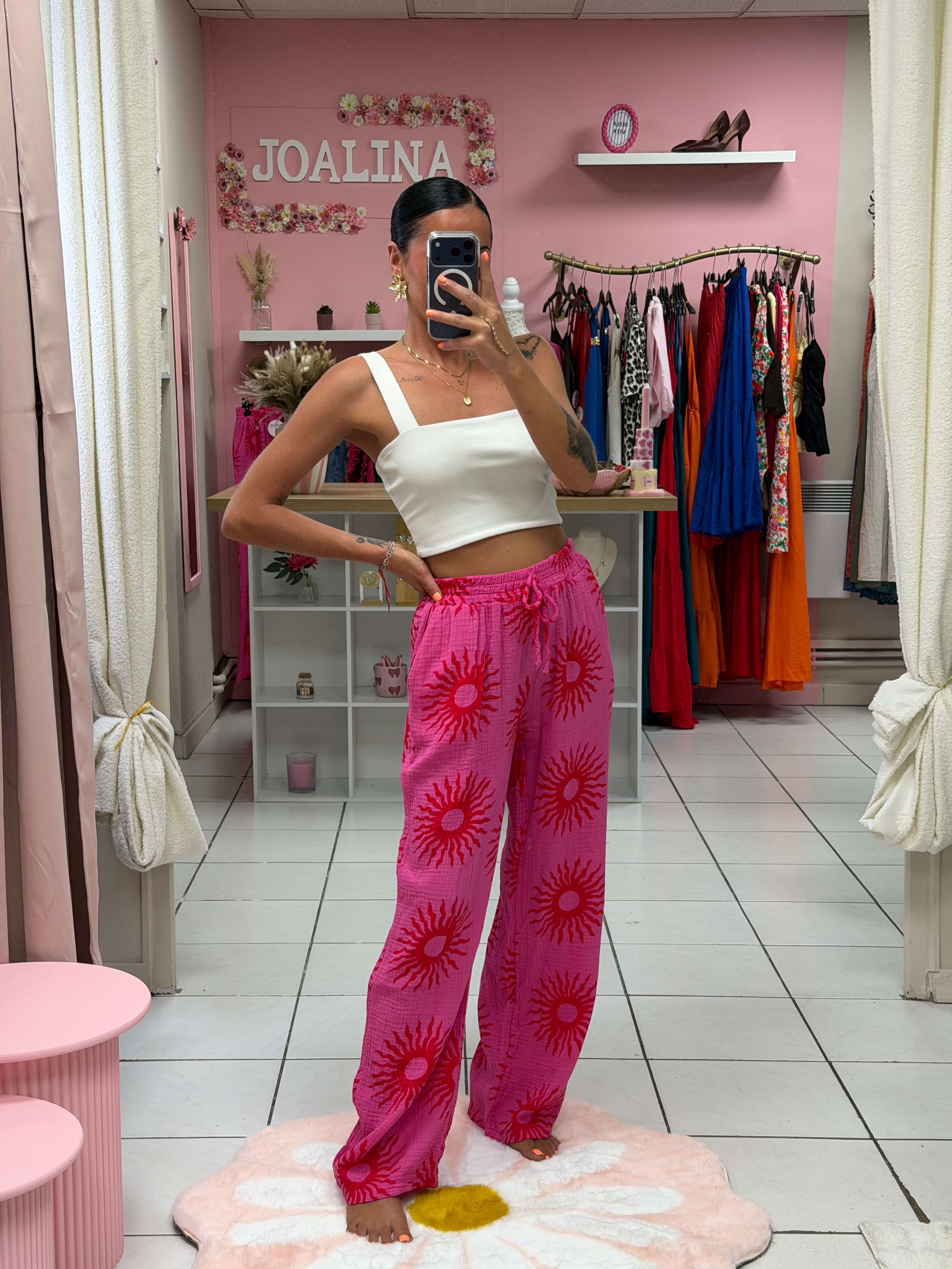 Pantalon gaze de coton - Soleya