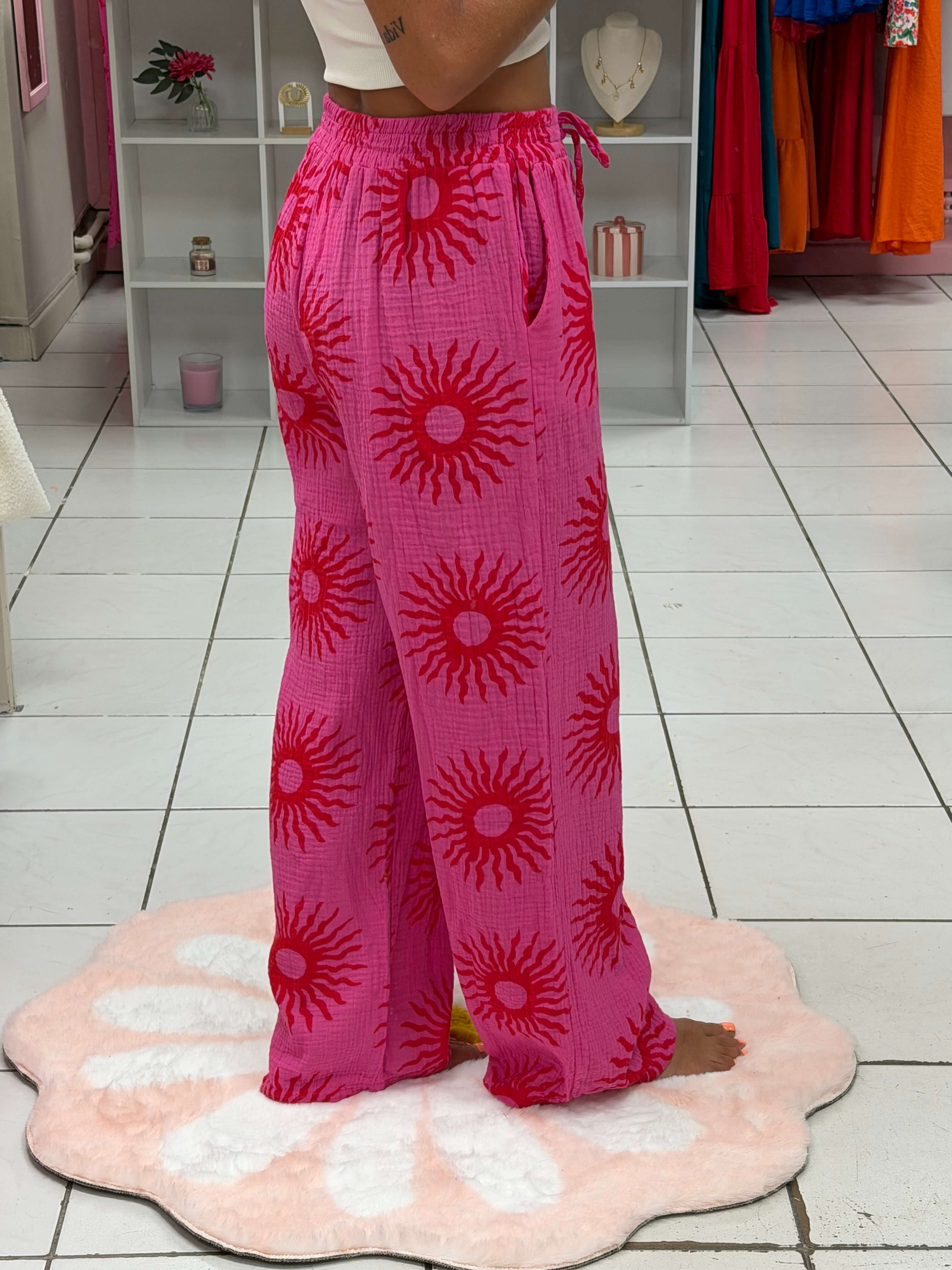 Pantalon gaze de coton - Soleya
