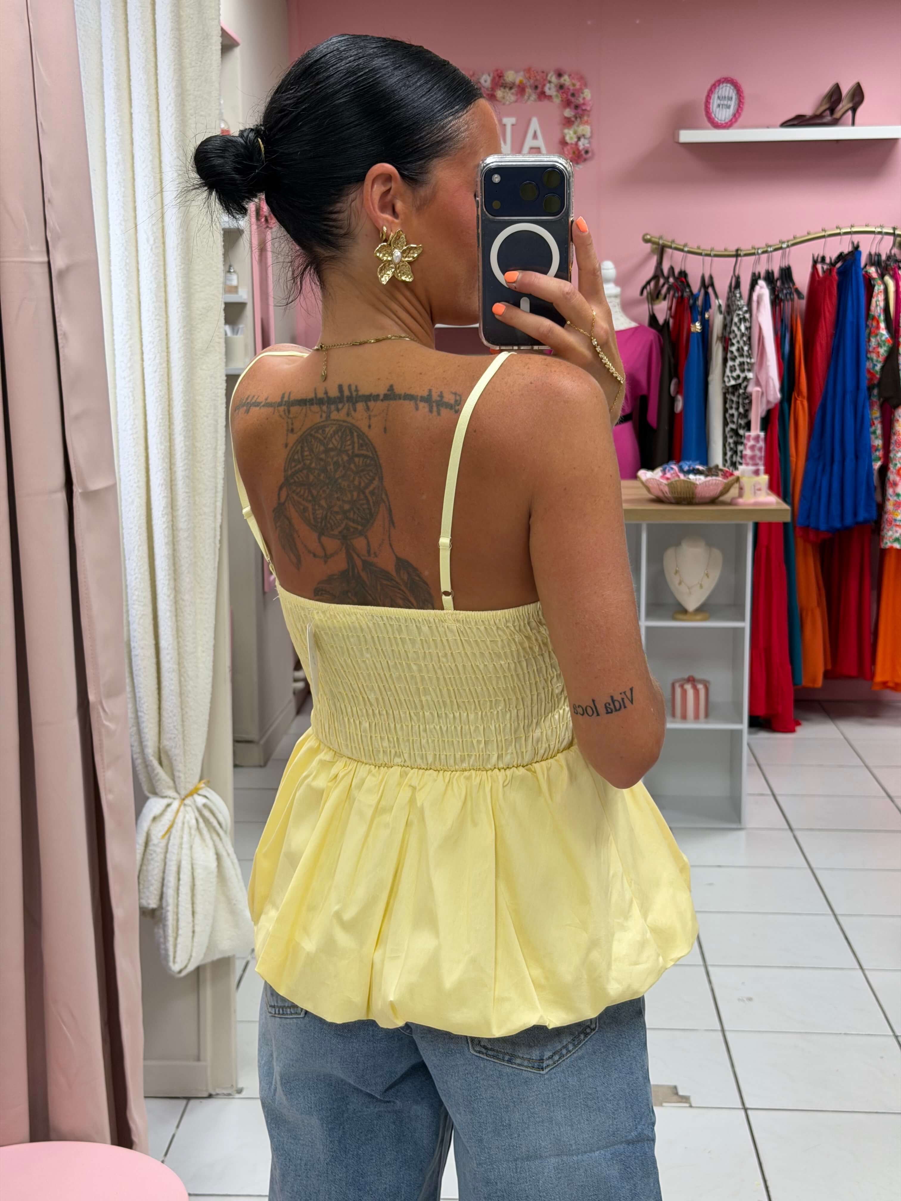 Top bretelle réglable avec coque - Siana