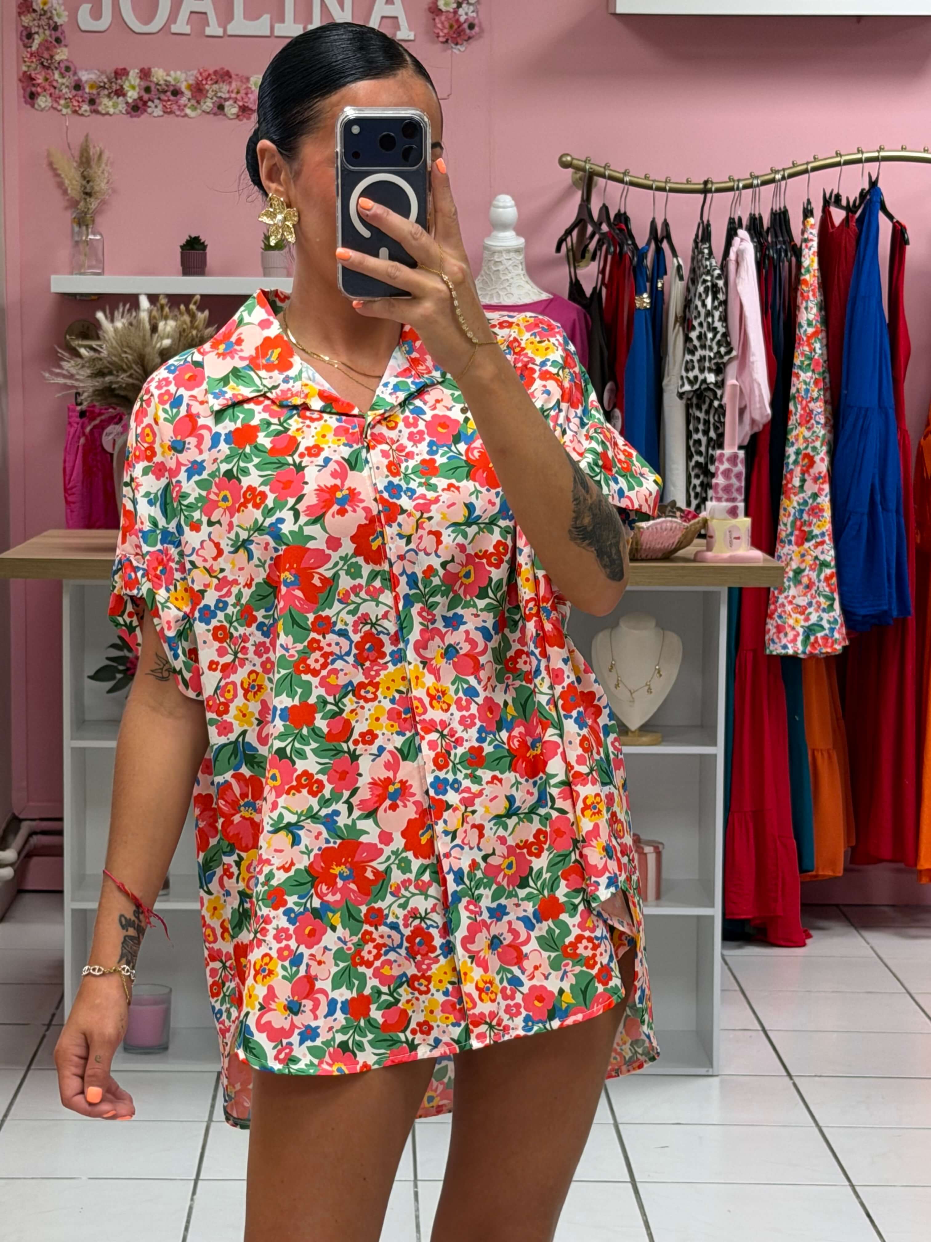 Chemise à motifs - Estelle