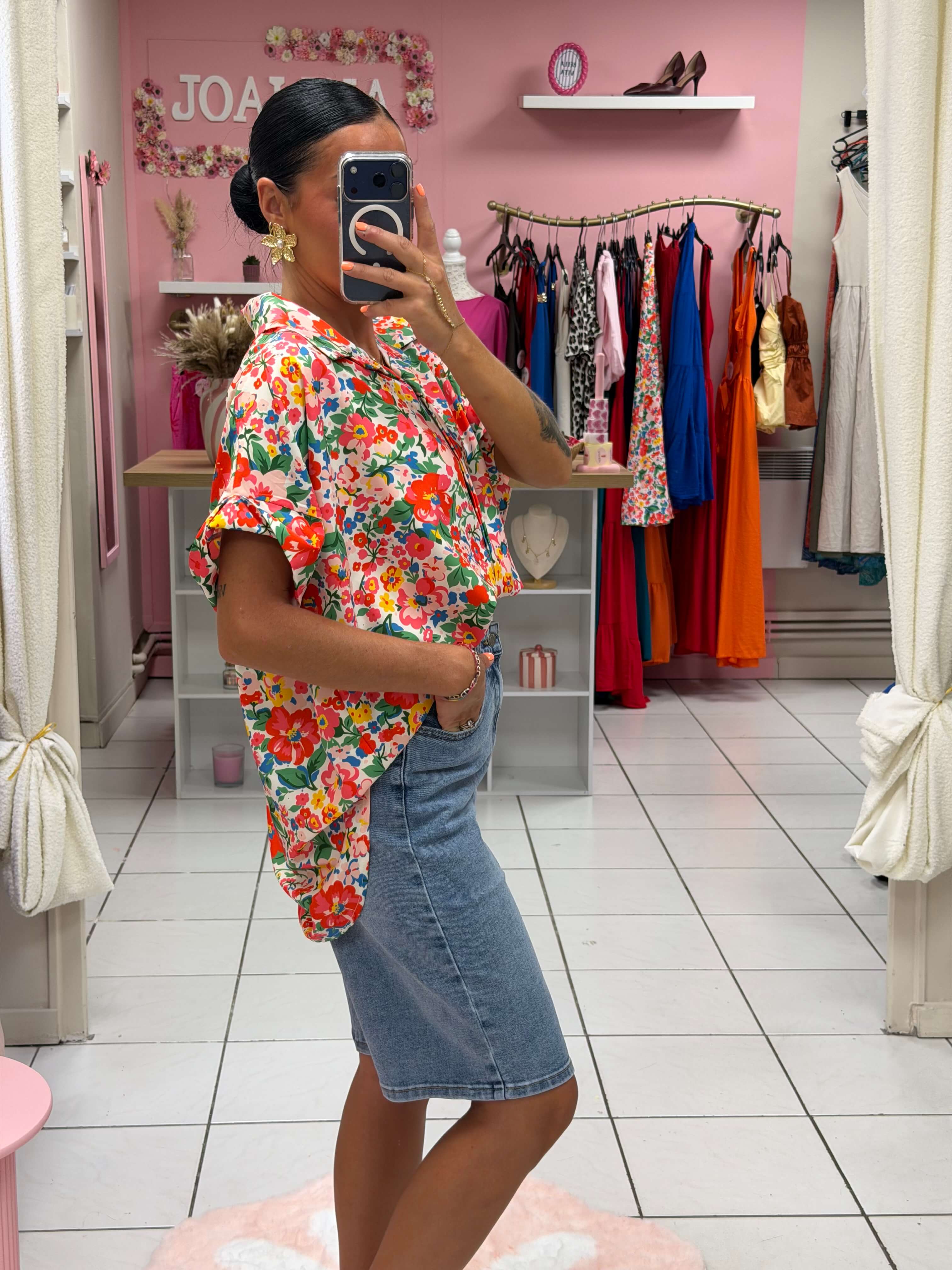 Chemise à motifs - Estelle