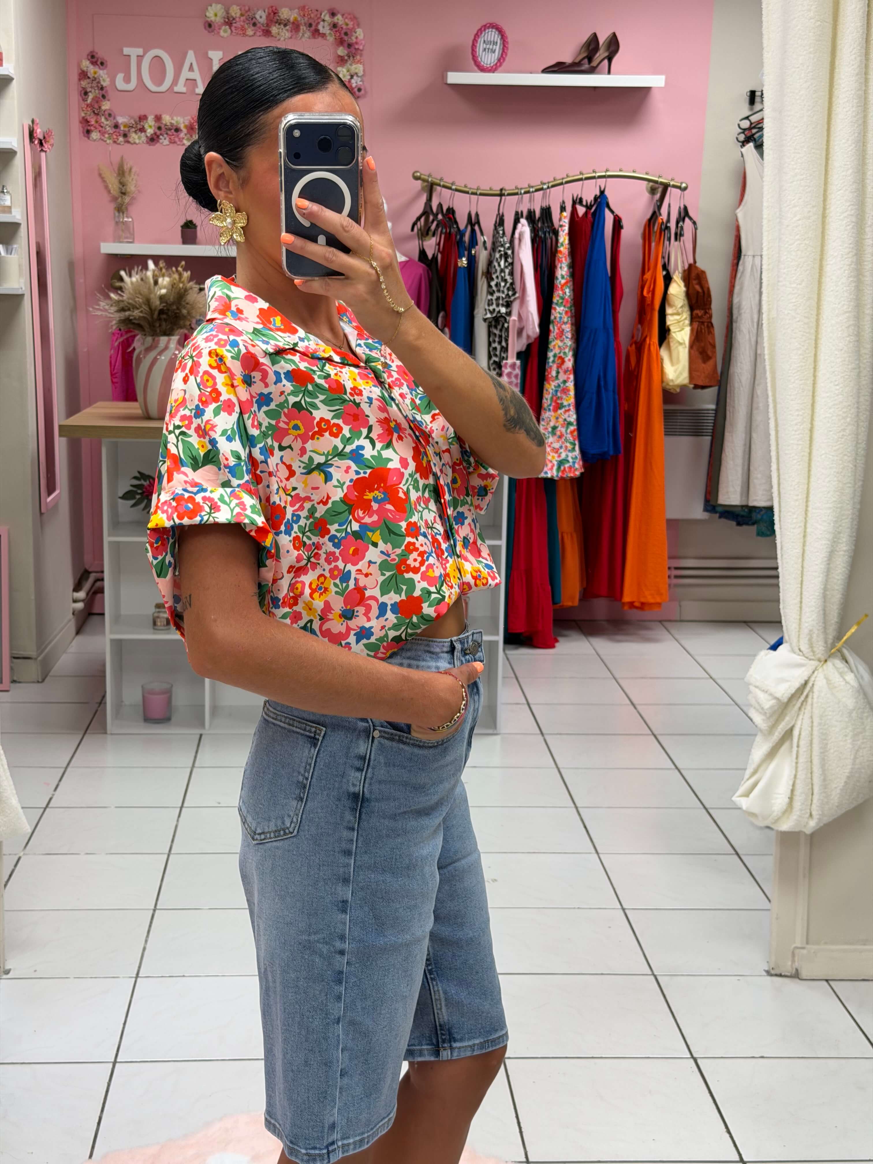 Chemise à motifs - Estelle
