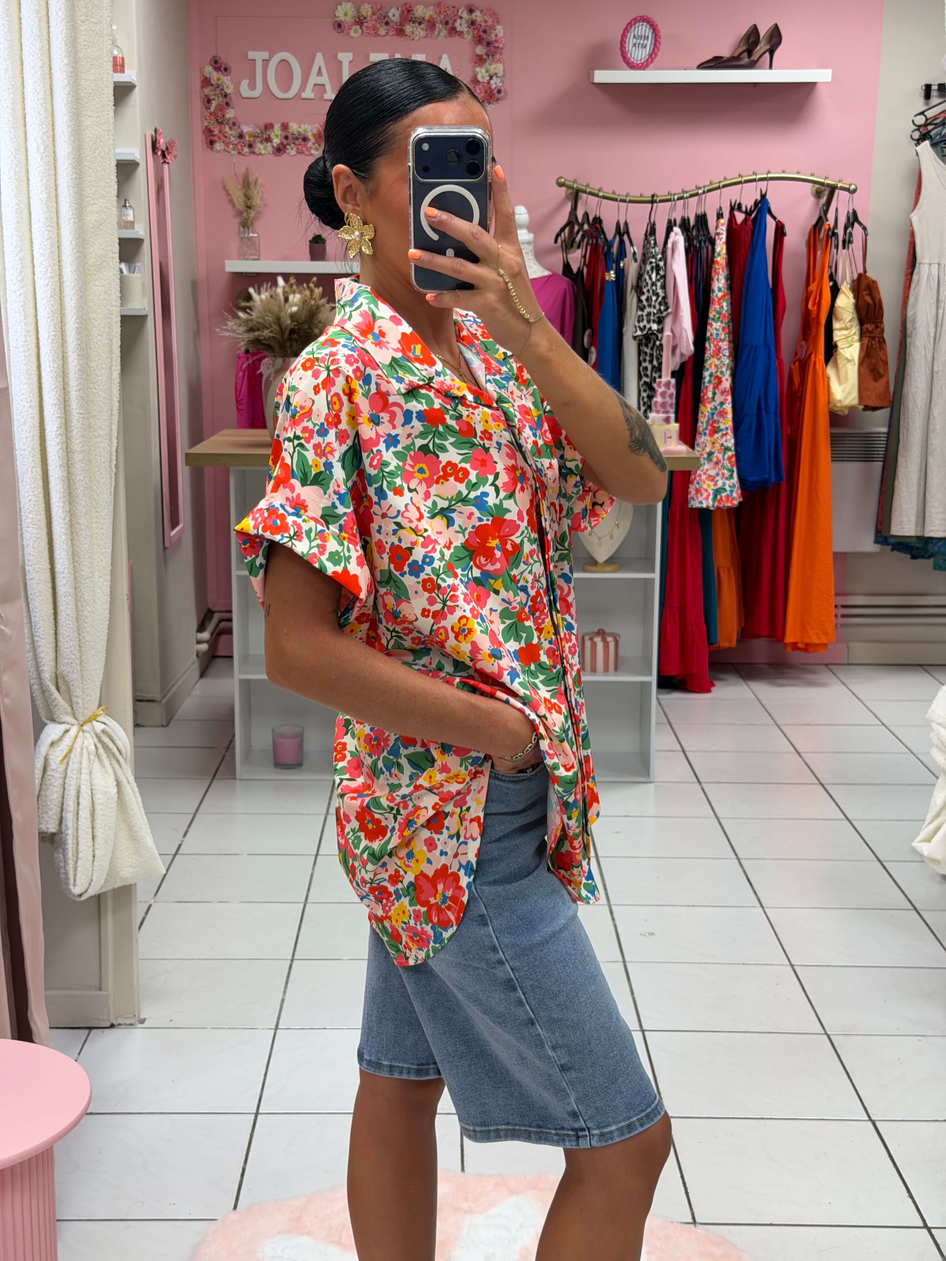 Chemise à motifs - Estelle