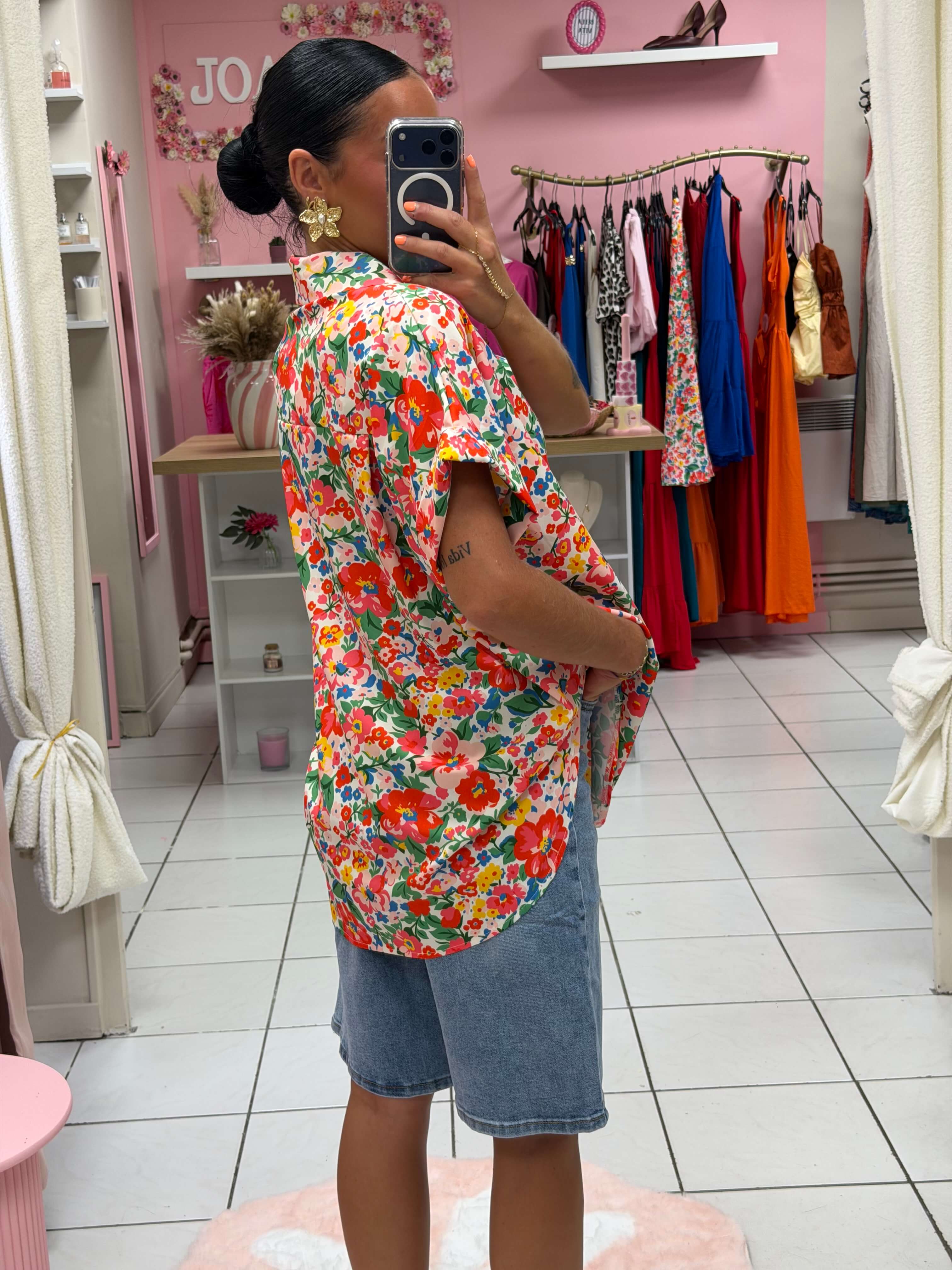 Chemise à motifs - Estelle