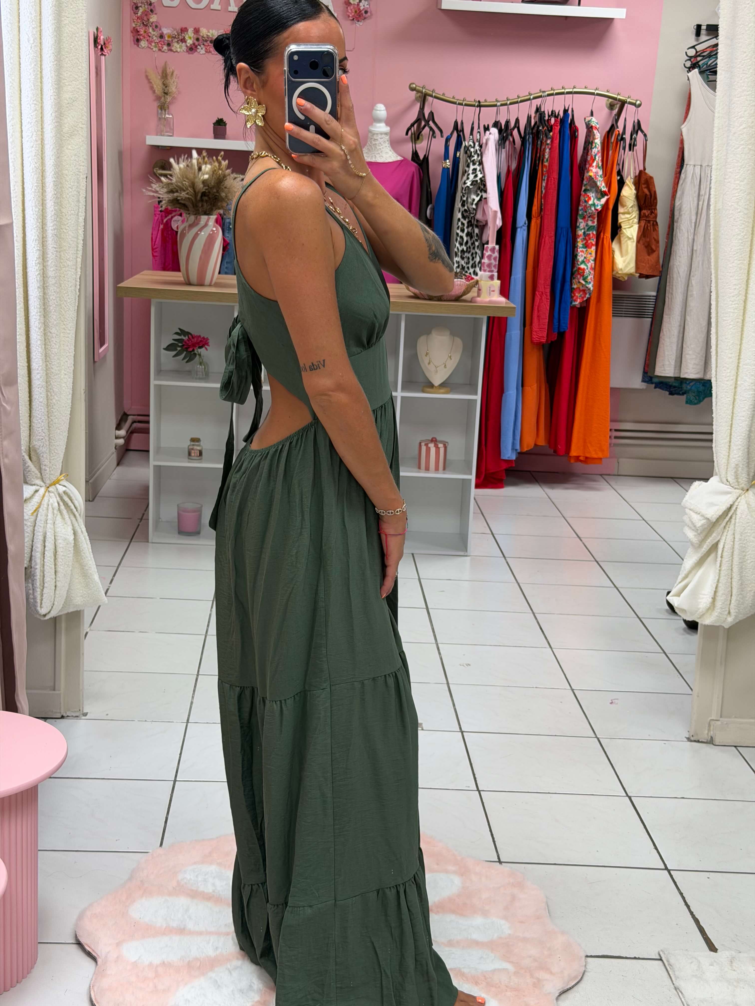 Robe dos nue avec noeud - Dolce