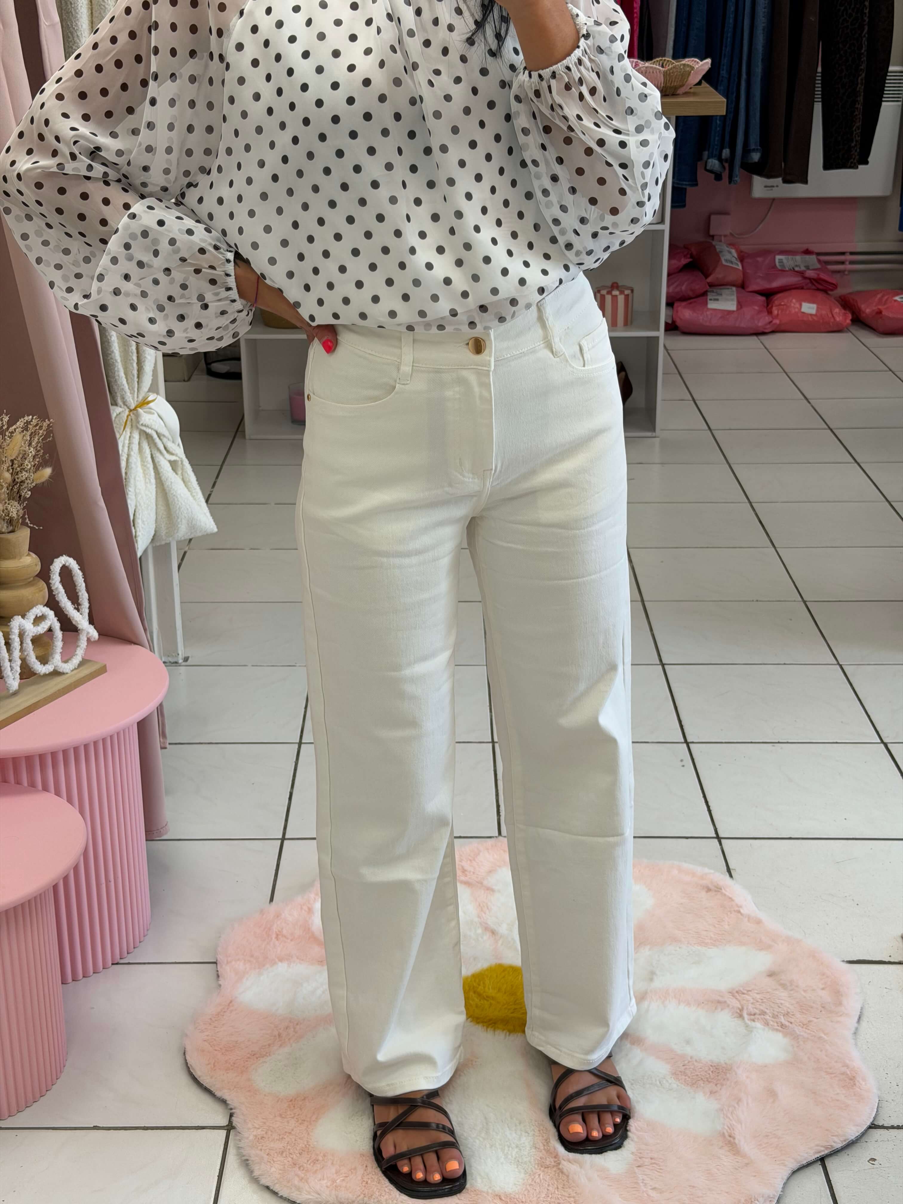 Jeans wide leg - Amandine