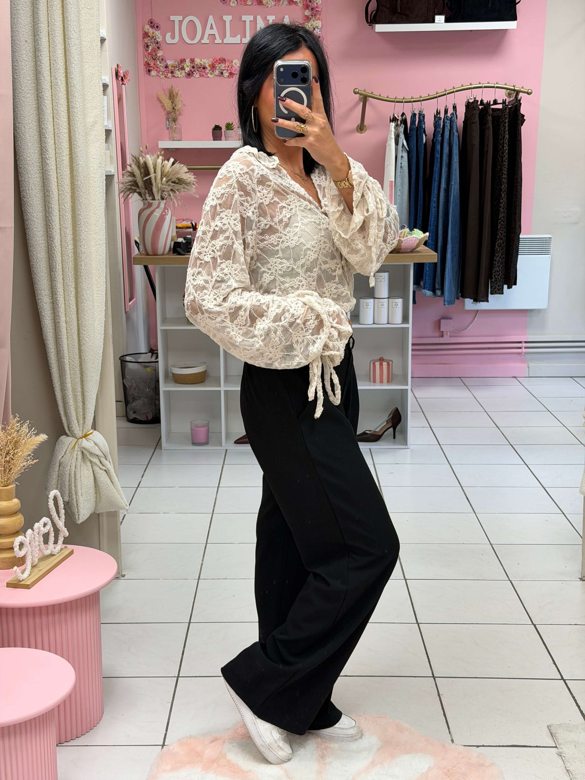 Chemise dentelle - Elyna