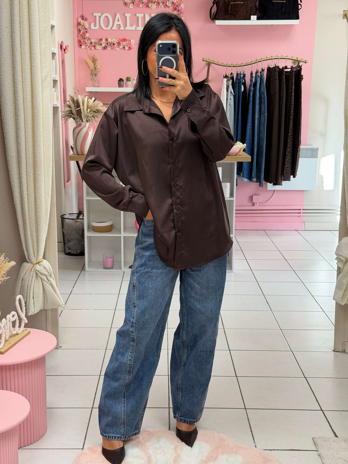 Chemise satinée - Lyana