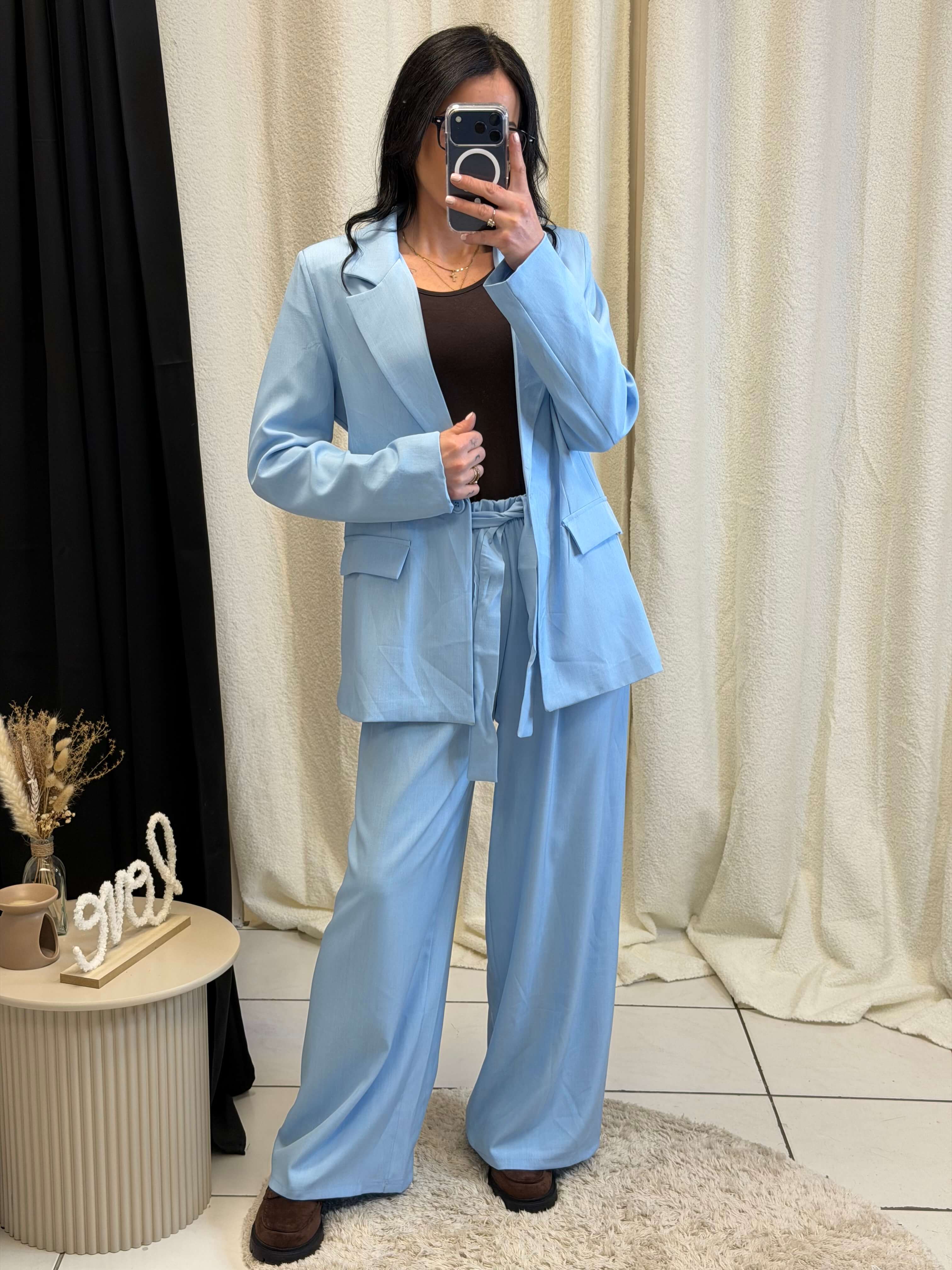 Pantalon fluide tailleur - Victorine