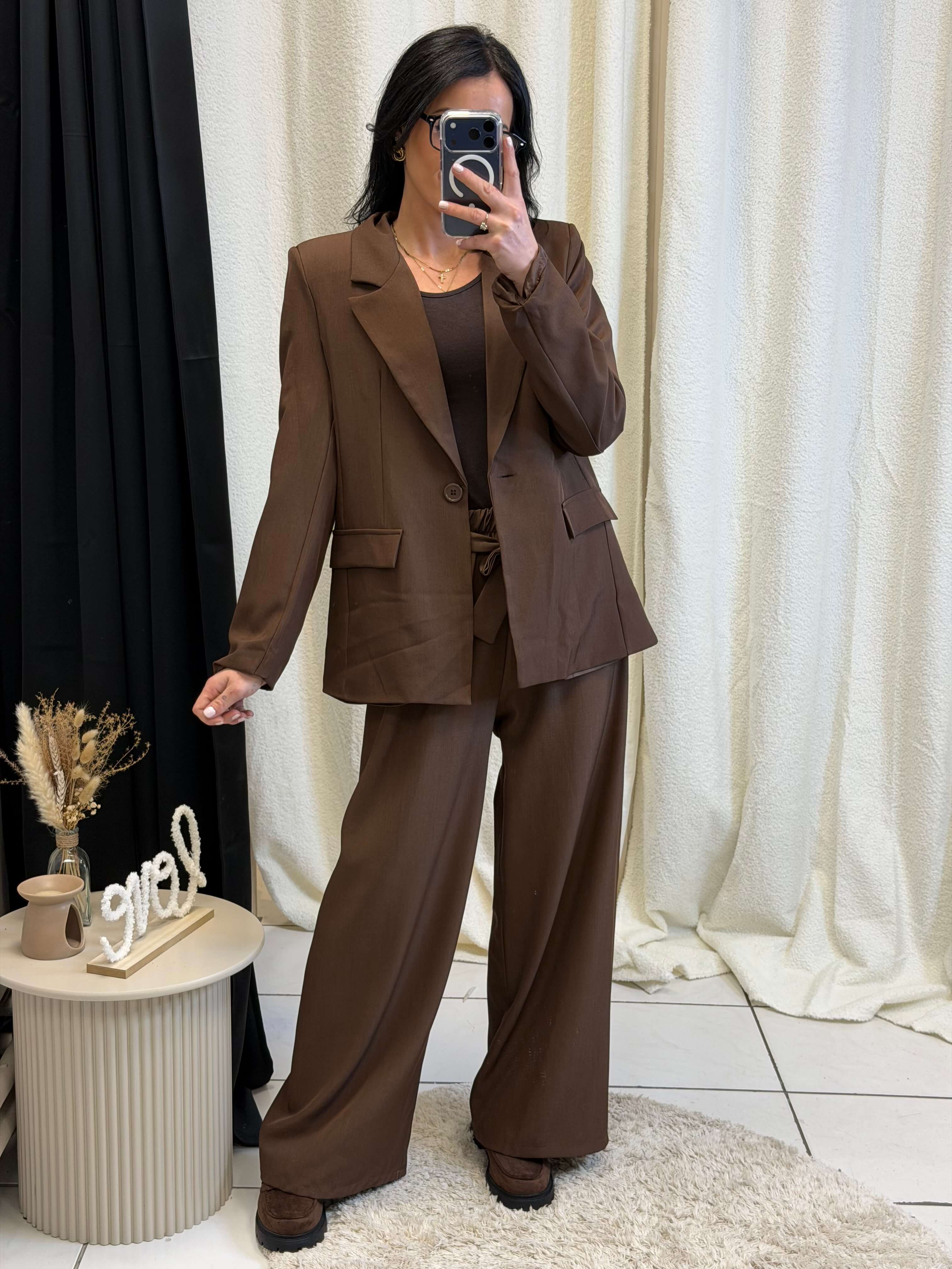Pantalon fluide tailleur - Victorine