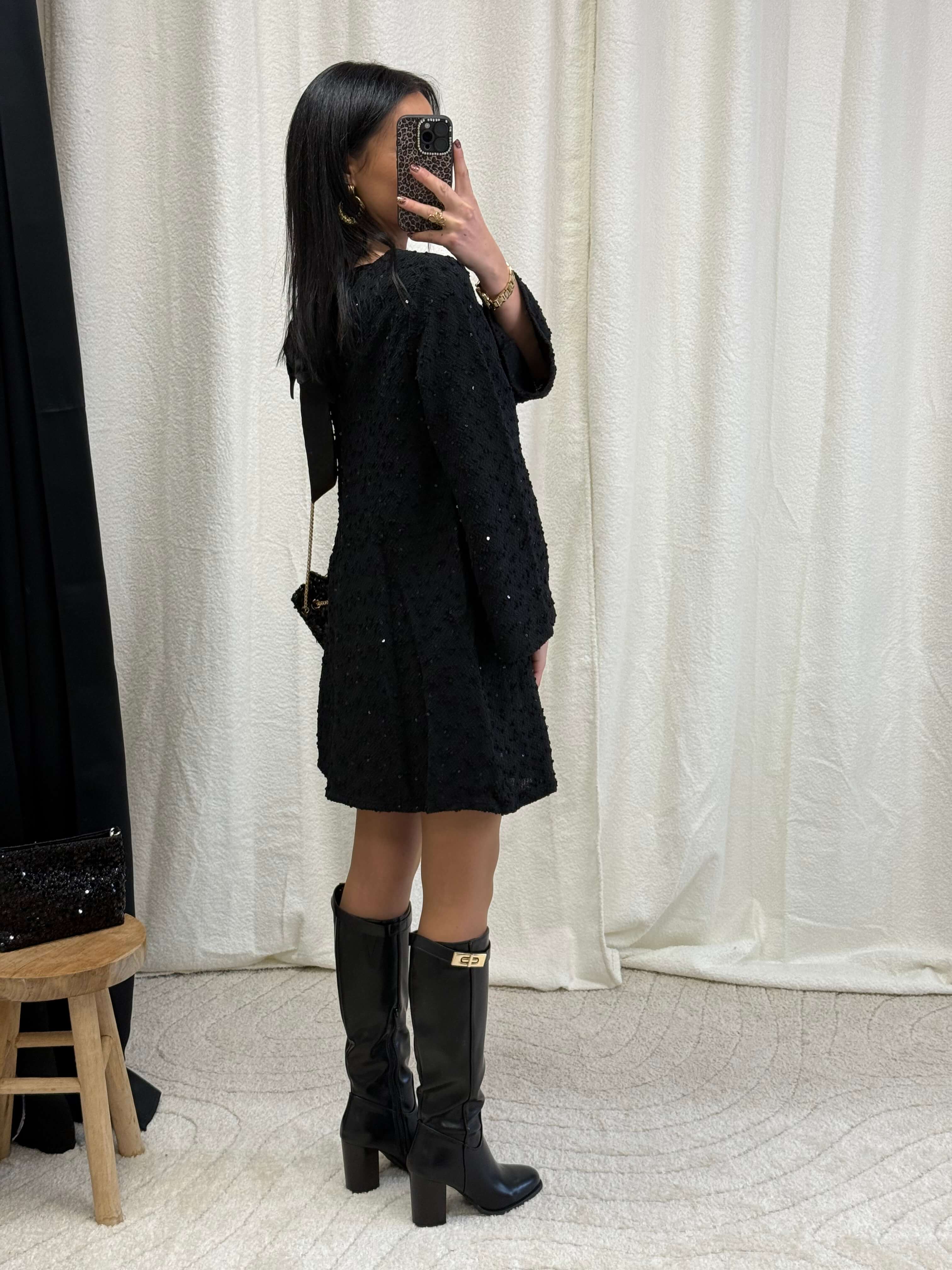 Robe avec sequins