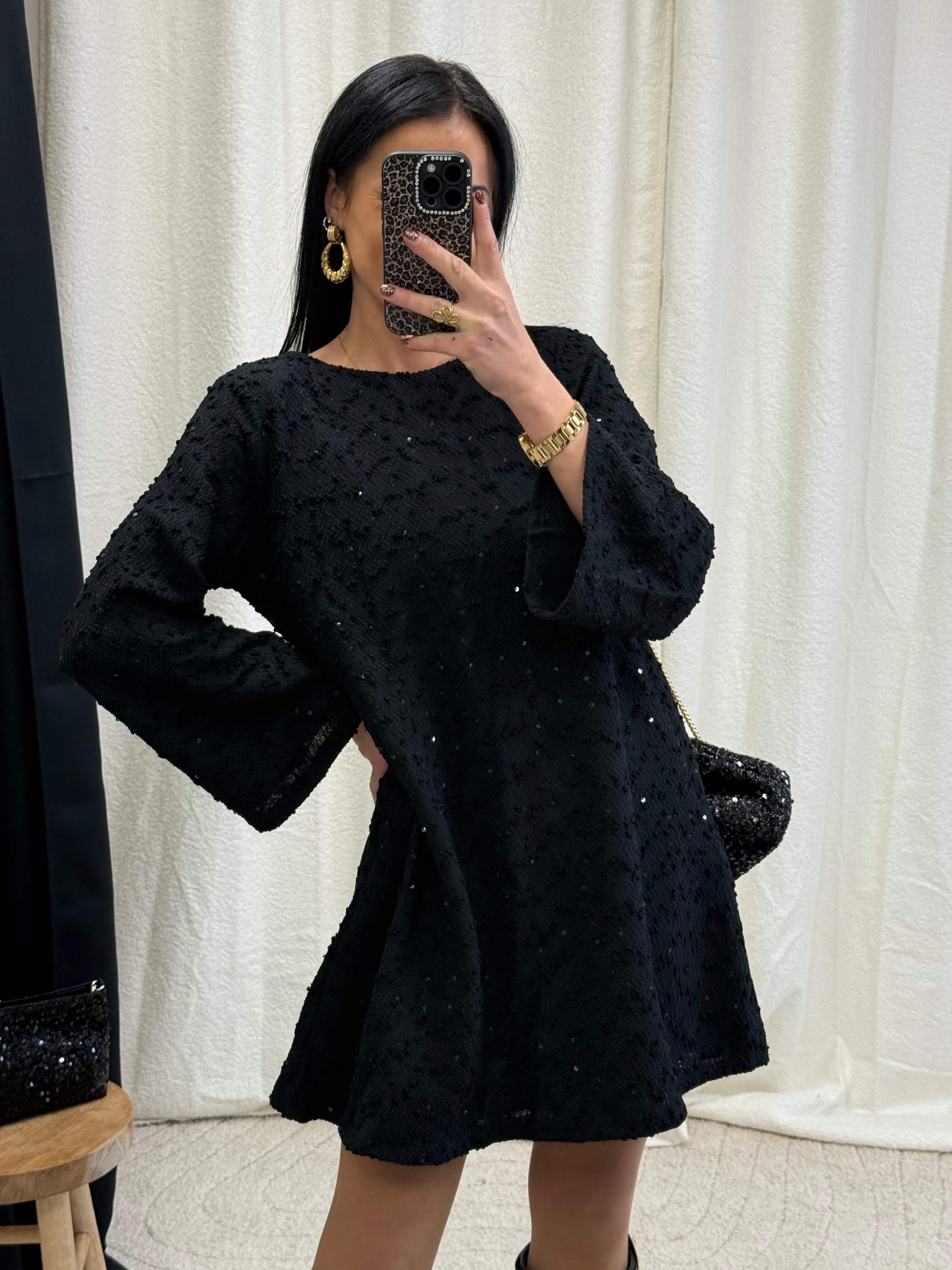 Robe avec sequins